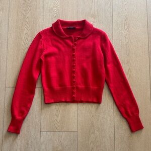 Zara Red Sweater NWOT